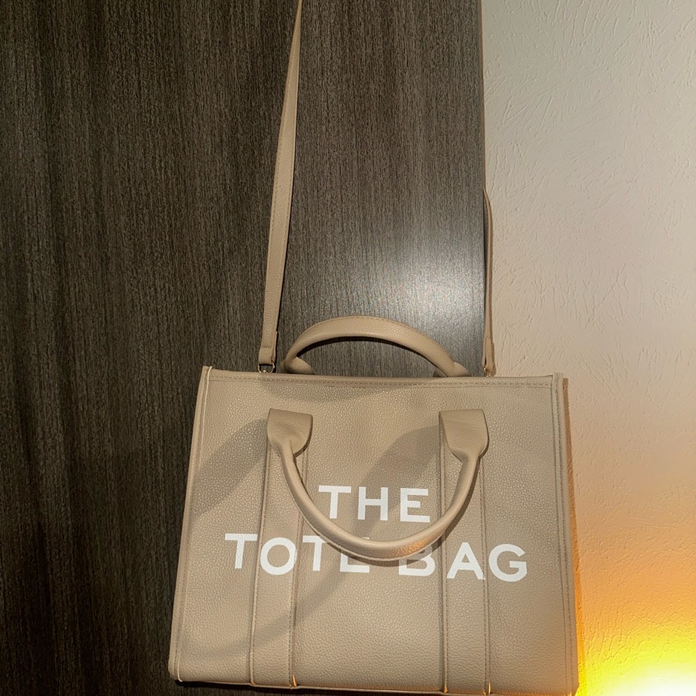 Beige Tote Bag